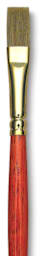Winsor & Newton Sceptre Gold II Brushes - Closeup of Flat brush