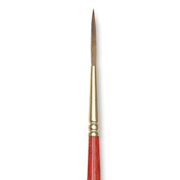 Winsor & Newton Sceptre Gold II Brush - Rigger, Short Handle, Size 3 close up