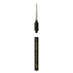 Da Vinci Maestro Kolinsky Brush - Travel Round, Short Handle, Size 2 brush separated from handle