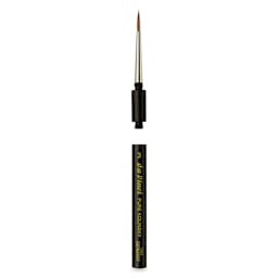 Da Vinci Maestro Kolinsky Brush - Travel Round, Short Handle, Size 3 brush separated from handle