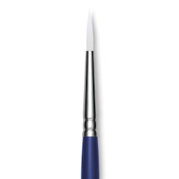 Blick Scholastic Short Handle Wonder White Brush - Round, Size 4 close up