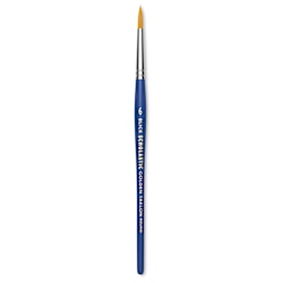 Blick Scholastic Short Handle Golden Taklon Brush - Round, Size 6