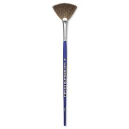 Blick Scholastic Short Handle Red Sable Brush - Fan, Short Handle, Size 6