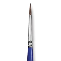 Blick Scholastic Pony Brush - Round, Short Handle, Size 1 close up