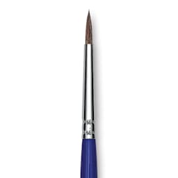 Blick Scholastic Pony Brush - Round, Short Handle, Size 2 close up