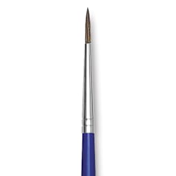 Blick Scholastic Ox Brush - Round, Short Handle, Size 2 close up
