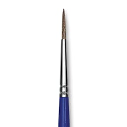 Blick Scholastic Ox Brush - Round, Short Handle, Size 4 close up