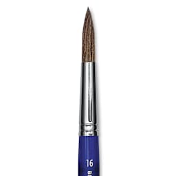Blick Scholastic Ox Brush - Round, Short Handle, Size 16 close up