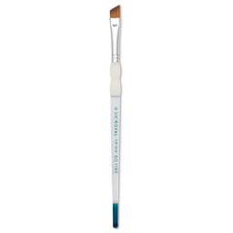 Royal & Langnickel Soft Grip Synthetic Sable Brushes - Angular, Short Handle, Size 3/8"