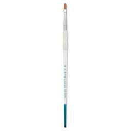 Royal & Langnickel Soft Grip Synthetic Sable Brushes - Filbert, Short Handle, Size 4