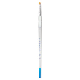 Royal & Langnickel Soft Grip Golden Taklon Brush - Filbert, Short Handle, Size 2