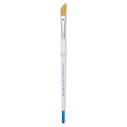 Royal & Langnickel Soft Grip Golden Taklon Brush - Dagger, Short Handle, Size 3/8"