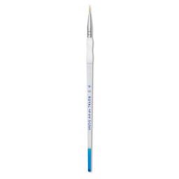 Royal & Langnickel Soft Grip Golden Taklon Brush - Short Liner, Short Handle, Size 0