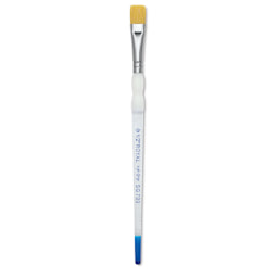 Royal & Langnickel Soft Grip Golden Taklon Brush - Glaze Wash, Short Handle, Size 1/2"