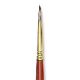 Blick Master Synthetic Brush - Round, Long Handle, Size 4, close-up