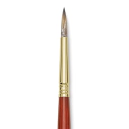 Blick Master Synthetic Brush - Round, Long Handle, Size 8, close-up