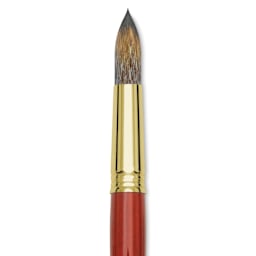 Blick Master Synthetic Brush - Round, Long Handle, Size 20, close-up
