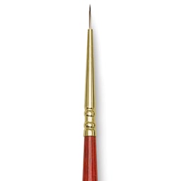 Blick Master Synthetic Brush - Round, Long Handle, Size 3/0, close-up