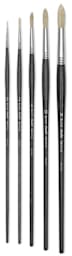 Blick Studio Bristle Brushes -Set of 5 Round Brushes upright