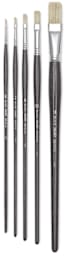 Blick Studio Bristle Brushes -Set of 5 Flat Brushes upright