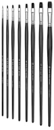 Blick Studio Fitch Brushes - All sizes of Bright Brush shown