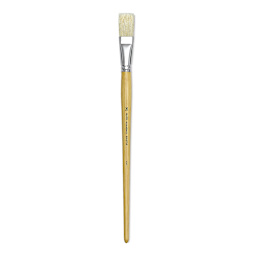 Blick Academic Bristle Brush - Flat, Long Handle, Size 20