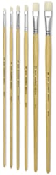 Blick Academic Bristle Brushes, Set of 6, Large