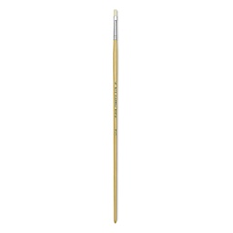 Blick Academic Bristle Brushes - Long handled Bright Brush shown upright
