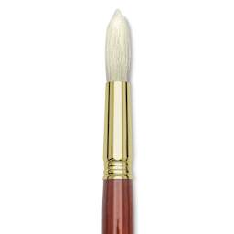Blick Master Bristle Brush - Round, Long Handle, Size 18 close up