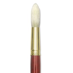 Blick Master Bristle Brush - Round, Long Handle, Size 22 close up