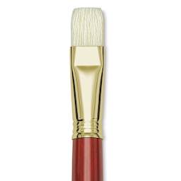 Blick Master Bristle Brush - Bright, Long Handle, Size 20 close up