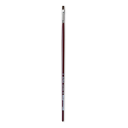 Da Vinci Black Sable Brush - Bright, Long Handle, Size 6