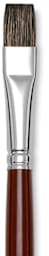 Da Vinci Black Sable Brushes - Closeup of Bright brush