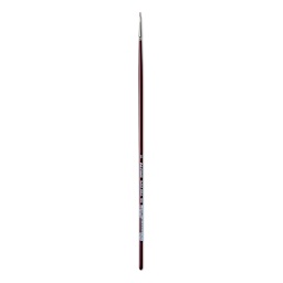 Da Vinci Black Sable Brush - Bright, Long Handle, Size 2/0