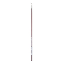Da Vinci Black Sable Brush - Bright, Long Handle, Size 3/0