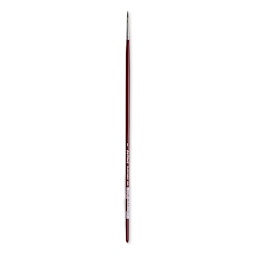 Da Vinci Black Sable Brush - Regular Filbert, Long Handle, Size 1