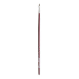 Da Vinci Black Sable Brush - Regular Filbert, Long Handle, Size 4