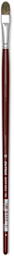 Da Vinci Black Sable Brushes - Filbert brush shown upright