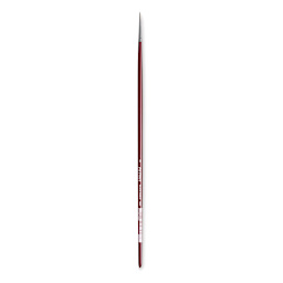 Da Vinci Black Sable Brush - Round, Long Handle, Size 0