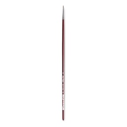 Da Vinci Black Sable Brush - Round, Long Handle, Size 4