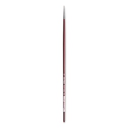 Da Vinci Black Sable Brush - Round, Long Handle, Size 2/0