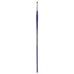Blick Scholastic Red Sable Brush - Bright, Long Handle, Size 4