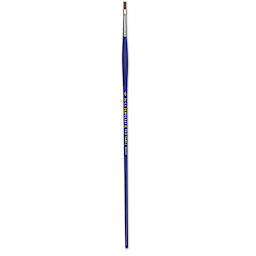 Blick Scholastic Red Sable Brush - Bright, Long Handle, Size 6