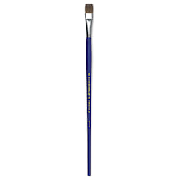 Blick Scholastic Red Sable Brush - Bright, Long Handle, Size 16
