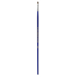 Blick Scholastic Red Sable Brush - Filbert, Long Handle, Size 4