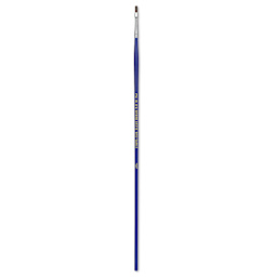 Blick Scholastic Red Sable Brush - Flat, Long Handle, Size 2