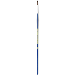 Blick Scholastic Red Sable Brush - Round, Long Handle, Size 6