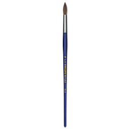 Blick Scholastic Red Sable Brush - Round, Long Handle, Size 14