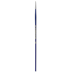 Blick Scholastic Red Sable Brush - Round, Long Handle, Size 3/0