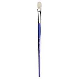 Blick Scholastic White Bristle Brush - Filbert, Size 18